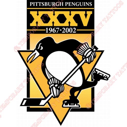 Pittsburgh Penguins Customize Temporary Tattoos Stickers NO.304